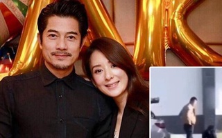 Rộ tin vợ hotgirl ngoại tình trong lúc mang bầu, Quách Phú Thành giận dữ đánh bà xã ngất xỉu giữa đường