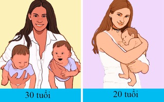 Những ưu và nhược điểm khi sinh con ở tuổi 20 và 30, các mẹ cần biết để cân nhắc