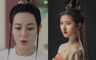 Địch Lệ Nhiệt Ba bị Triệu Lộ Tư đè bẹp nhan sắc, netizen chê trán cao, mặt đơ kém sắc
