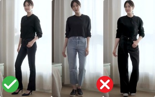Cao 1m74 vẫn bị dìm "tơi tả" bởi 4 kiểu quần jeans quen mặt, blogger người Hàn tiết lộ 1 dáng quần nịnh body mà cô ưng nhất