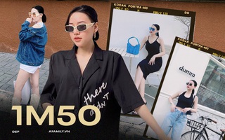 Cô nàng 28 tuổi cao vỏn vẹn 1m50 mà mặc set nào chất set nấy, mix đồ khéo tới mức ai cũng tưởng 1m70