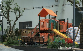 Vụ giàn cục nóng điều hòa đổ sập xuống sân chơi chung cư ở Hà Nội: "Tử thần" treo lơ lửng trên đầu trẻ nhỏ, chủ đầu tư bỏ chạy