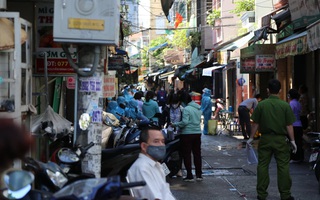 TP.HCM phong tỏa con hẻm tại quận 3 liên quan người phụ nữ nghi nhiễm COVID-19 vừa phát hiện