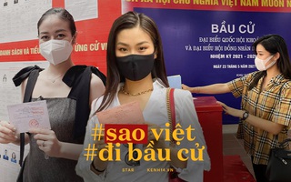Sao Việt nô nức đi bầu cử: Tiểu Vy, Huyền My dậy sớm làm "thanh niên gương mẫu", Khánh Vân từ Mỹ cũng hào hứng hưởng ứng