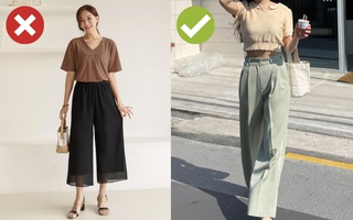 Quần dài cũng có thể khiến bạn trông già chát nếu không may "vớ" phải 4 kiểu sau đây