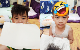 Hàng cắt tóc đóng cửa vì dịch bệnh, mẹ trẻ liền dùng kéo cắt lông thú cưng để "đảo ngói" cho con trai, thành quả cực bất ngờ
