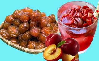 Mùa mận đến rồi, học mẹ đảm Hà thành làm ô mai mận, vừa có siro chua chua ngọt ngọt uống giải nhiệt mùa hè, vừa có đồ ăn vặt siêu ngon