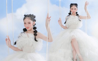 "Mẫu nhí" Bảo Hà trong trẻo tuổi ô mai, kể chuyện đón ngày 1/6 tại nhà giữa mùa dịch