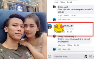 "Tiên tri" như vợ Quế Ngọc Hải đưa ra dự đoán trận đấu đúng không trật nhịp nào, đợi đến khi chồng ghi bàn là vào "đánh dấu chờ thưởng" ngay! 