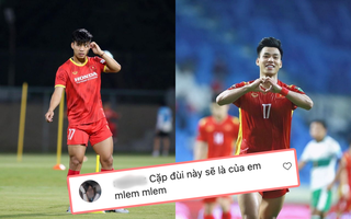 Văn Thanh vừa đăng ảnh thể hiện quyết tâm trước đại chiến với UAE, chị em lập tức mắt chữ O miệng chữ A: "Ăn gì mà đùi như quả dưa hấu thế anh ơi?"