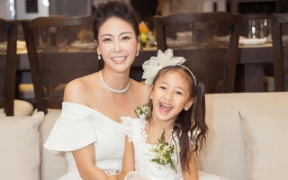Con gái Hà Kiều Anh xinh đẹp, đài các từ nhỏ, được bố mẹ nuôi dạy rất cẩn thận, giờ mới lộ thân phận là "con vua cháu chúa"