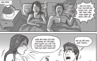 Qua đêm với chồng cũ, nửa đêm nghe anh khóc lóc van xin trong mơ, tôi căm hận giáng một cái tát rồi bỏ về