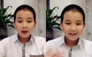 Lần hiếm hoi Hoa hậu Thùy Lâm khoe quý tử đầu lòng điển trai, nói tiếng Anh như gió khiến ai cũng khen ngợi