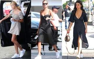 Vợ Justin Bieber có gu diện váy cứ hao hao Selena Gomez, nhưng chưa chắc đã xịn hơn