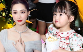 Con gái xinh như búp bê của Hoa hậu Đặng Thu Thảo: Nhìn hình ảnh này, đố ai dám bảo cô nhóc là tiểu thư được cưng chiều