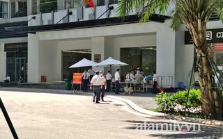 Hà Nội: Một tòa nhà tại Times City tạm dừng hoạt động vì 2 ca nghi mắc COVID-19