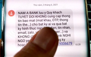 Dùng chữ ký, con dấu giả lừa tiền trong tài khoản ngân hàng