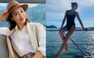 Lê Tư khoe vóc dáng quyến rũ ở tuổi 50 trong bộ đồ bơi, không hổ danh là "đệ nhất mỹ nhân TVB"