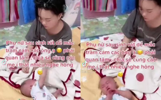 Mẹ trẻ tóc tai rũ rượi nhìn con gào khóc trong tuyệt vọng, bạn có từng rơi vào hoàn cảnh như vậy? 