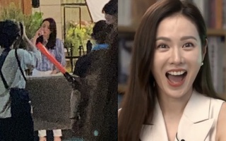 Son Ye Jin lộ tạo hình phim mới, gây sửng sốt với nhan sắc thực do người qua đường chụp được