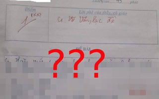 Thêm 1 bài kiểm tra khó đỡ của học sinh: Cả đời cô giáo đi dạy, họa hoằn lắm mới gặp trường hợp này!