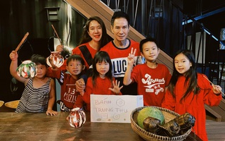 Muôn màu con nhà sao Việt đón Trung Thu, nhà Lý Hải Minh Hà đặc biệt ngắm trăng giữa núi rừng