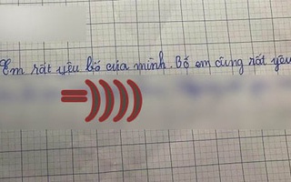 Cười đau ruột với bài văn tả bố vỏn vẹn 2 dòng xóa bỏ mọi chuẩn mực văn mẫu: Đọc câu cuối chắc bố phải đi thử ADN gấp