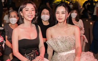 Thu Trang diện áo lệch vai khoe hình xăm cá tính, Jun Vũ hóa công chúa điệu đà với váy ánh kim