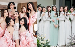 Dàn phù dâu "siêu chất lượng" trong các đám cưới Vbiz: Nhà gái Diệu Nhi xuất hiện hai nhân vật đặc biệt