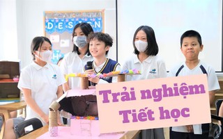 Sang trường THCS Dewey học thử môn MDE - bộ môn luyện cho học sinh tính tư duy sáng tạo