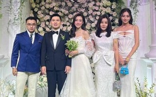 Sao Việt diện đồ gợi cảm khi dự đám cưới đồng nghiệp