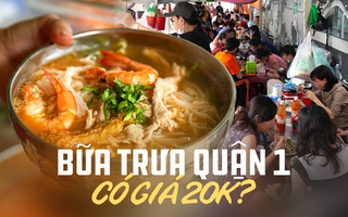 Giữa trung tâm Quận 1 'đắt đỏ', có một khu ẩm thực ăn bữa trưa chỉ mất 20.000 đồng!