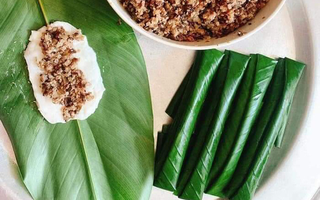 Bánh răng bừa gói lá dong