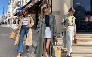 Muốn diện áo trench coat thật sang trọng, hãy học hỏi phụ nữ Pháp