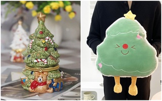 Nếu đã quá chán mẫu cây thông Noel kiểu truyền thống thì các chị em hãy tham khảo những sản phẩm thú vị này nhé!