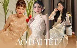 Gợi ý các mẫu áo dài tôn dáng giá chỉ dưới 800K, các chị em diện Tết này là đẹp xuất sắc