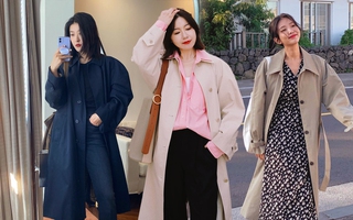 Mặc áo khoác trench coat theo 10 công thức sành điệu miễn bàn
