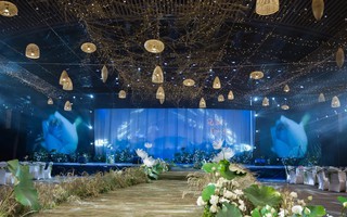 Khung cảnh đám cưới nên thơ, đậm chất làng quê Việt Nam của Hoa hậu Ngọc Hân