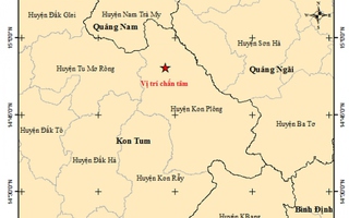Liên tiếp xảy ra 3 trận động đất tại Kon Tum