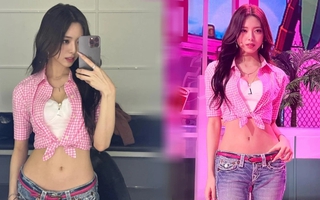 Yuna gây sốt với vòng eo đẹp vô thực