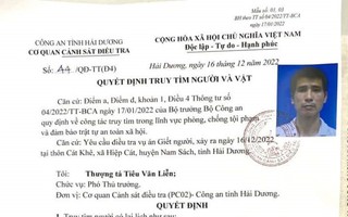 Truy bắt nghi phạm mất 1/3 tai sát hại dã man hàng xóm, phóng hỏa đốt nhà