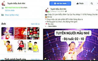 Mất hàng trăm triệu đồng vì dính bẫy lừa tuyển mẫu nhí cho hãng thời trang