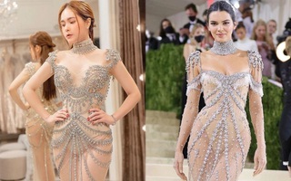 Đoàn Di Băng đạo váy Kendall Jenner nhưng không tới nơi tới chốn, gây nhức mắt vì lớp quần nội y nhăn nhúm "lố lồ lộ"!