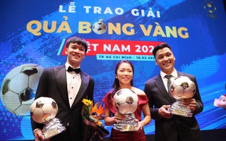 Nguyễn Hoàng Đức bỏ xa Quang Hải, đoạt Quả bóng vàng Việt Nam 2021
