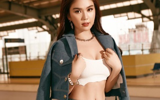Ngọc Trinh "hở da lộ thịt" giữa trời 8 độ ở ga tàu điện: Nhìn thôi mà 2 hàm răng muốn va chạm nhau!
