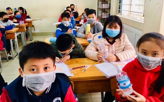 Đề xuất học sinh lớp 1-6 ở 12 quận nội thành Hà Nội đến trường vào tháng 3-2022