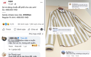 Áo sơ mi H&M bị netizen chế giễu, fanpage nhảy vọt tương tác bất đắc dĩ đúng kiểu: Chuyện xui rủi H&M đâu muốn mọi người ơi!