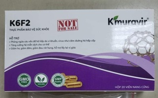 Cảnh báo về sản phẩm K6K2 Thực phẩm bảo vệ sức khỏe Kmuravir®