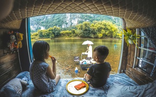 Chuyến du lịch "không tiếp xúc" bằng ô tô di động của gia đình 4 người: Cực chill, an toàn và những trải nghiệm vô cùng đặc biệt
