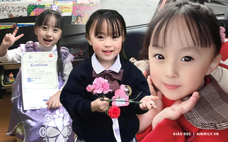 Bé gái xinh như thiên thần, 4 tuổi đã thi đỗ kỳ thi tiếng Anh của học sinh cấp 2, 3: Bố mẹ kém ngoại ngữ, chỉ tự dạy con ở nhà